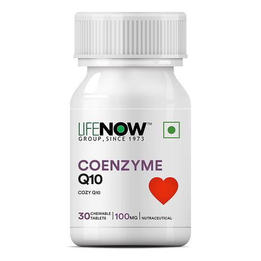 LIFENOW Coenzyme Q10 (CoQ10) Ubiquinone Supplement, 100mg (30 Tablets)