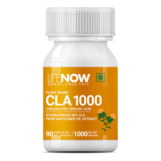 LIFENOW CLA Supplement, 80% CLA from Safflower Oil Extract 1000mg Per Serving – 90 Capsules