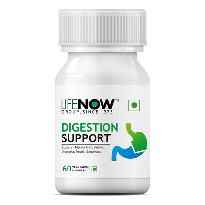 LIFENOW Digestion Support Supplement - 60 Vegetarian Capsules