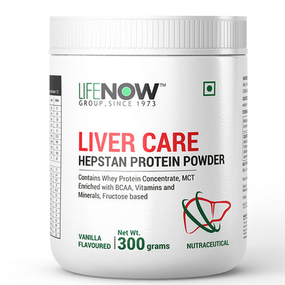 LIFENOW  Hepstan Liver Care Protein Powder Supplement – 300g (Vanilla)