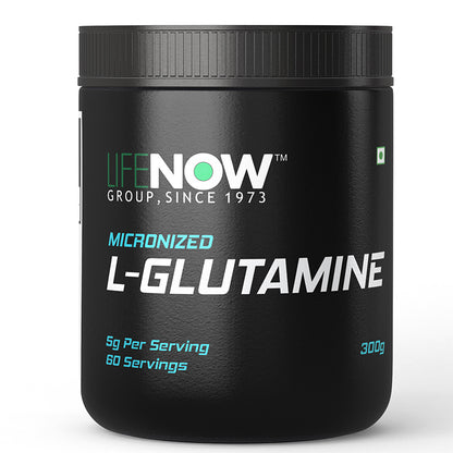 LIFENOW Micronized L-Glutamine Powder Supplement - 300 Grams