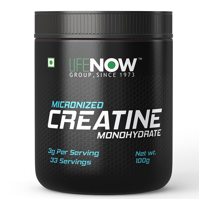 LIFENOW Micronized Creatine Monohydrate Supplement - 100gms