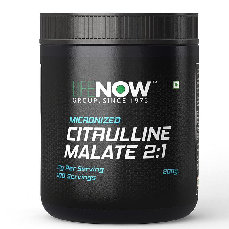 LIFENOW Citrulline Malate Powder 2:1 Supplement - 200gms