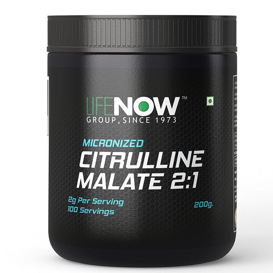 LIFENOW Citrulline Malate Powder 2:1 Supplement - 200gms