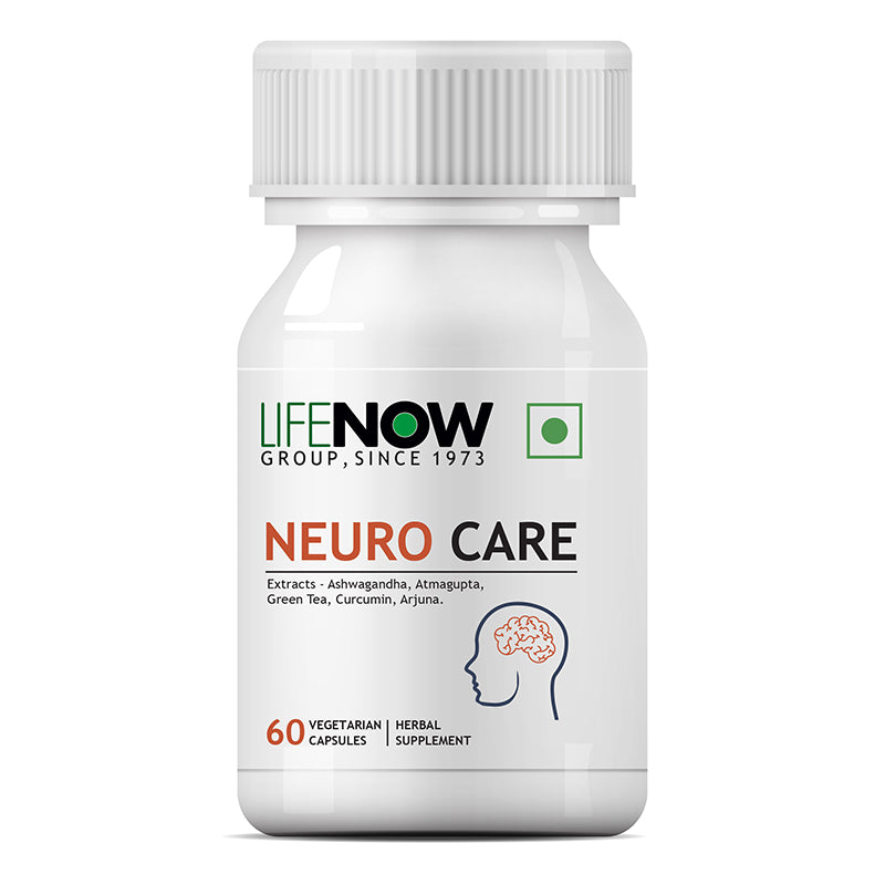 LIFENOW Neuro Care Supplement, 500mg - 60 Vegetarian Capsules