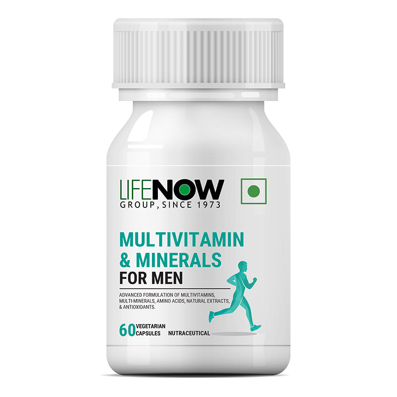 LIFENOW Multivitamin & Minerals Supplement for Men - 60 Capsules