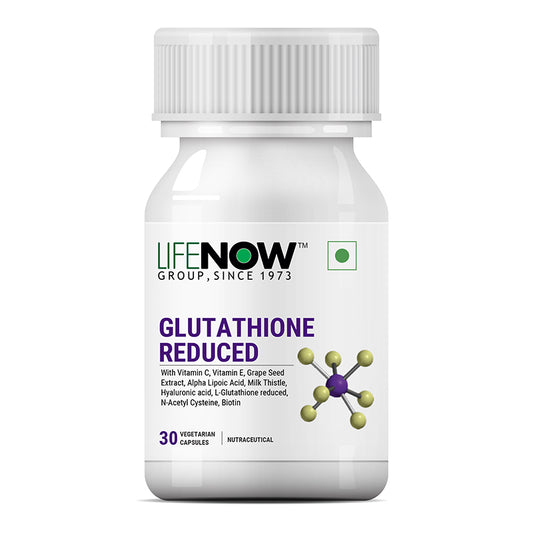 LIFENOW L-Glutathione Reduced Supplement - 30 Vegetarian Capsule