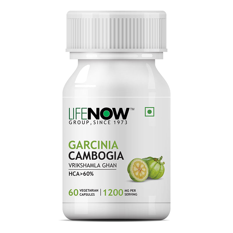 LIFENOW Garcinia Cambogia Extract, 60% HCA, 1200mg Per Serving - 60 capsules