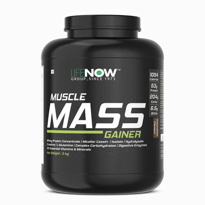 LIFENOW Muscle Mass Gainer, Bodybuilding Protein Powder Supplement