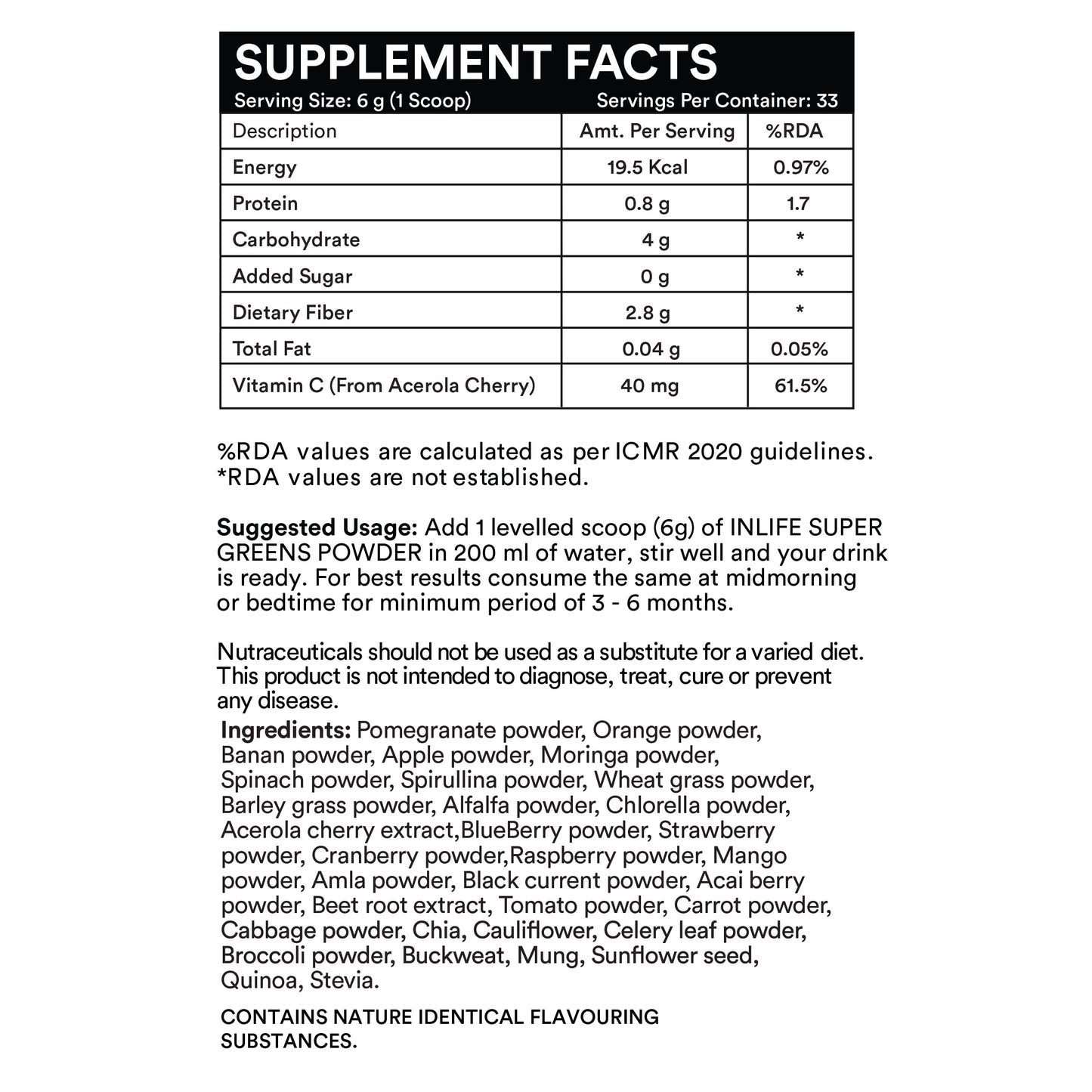 LIFENOW SUPER GREENS FUSION | Vital Nutrients, Fiber, Antioxidants, Superfoods powder