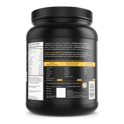 LIFENOW Whey Protein Powder, Bodybuilding Supplement